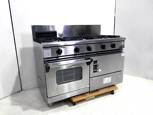 マルゼン 5口ガスレンジ RGR-1265XB